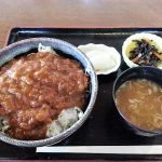 岐阜県恵那市明智町、庵 (いおり)の大正カツ丼という珍しいメニュー